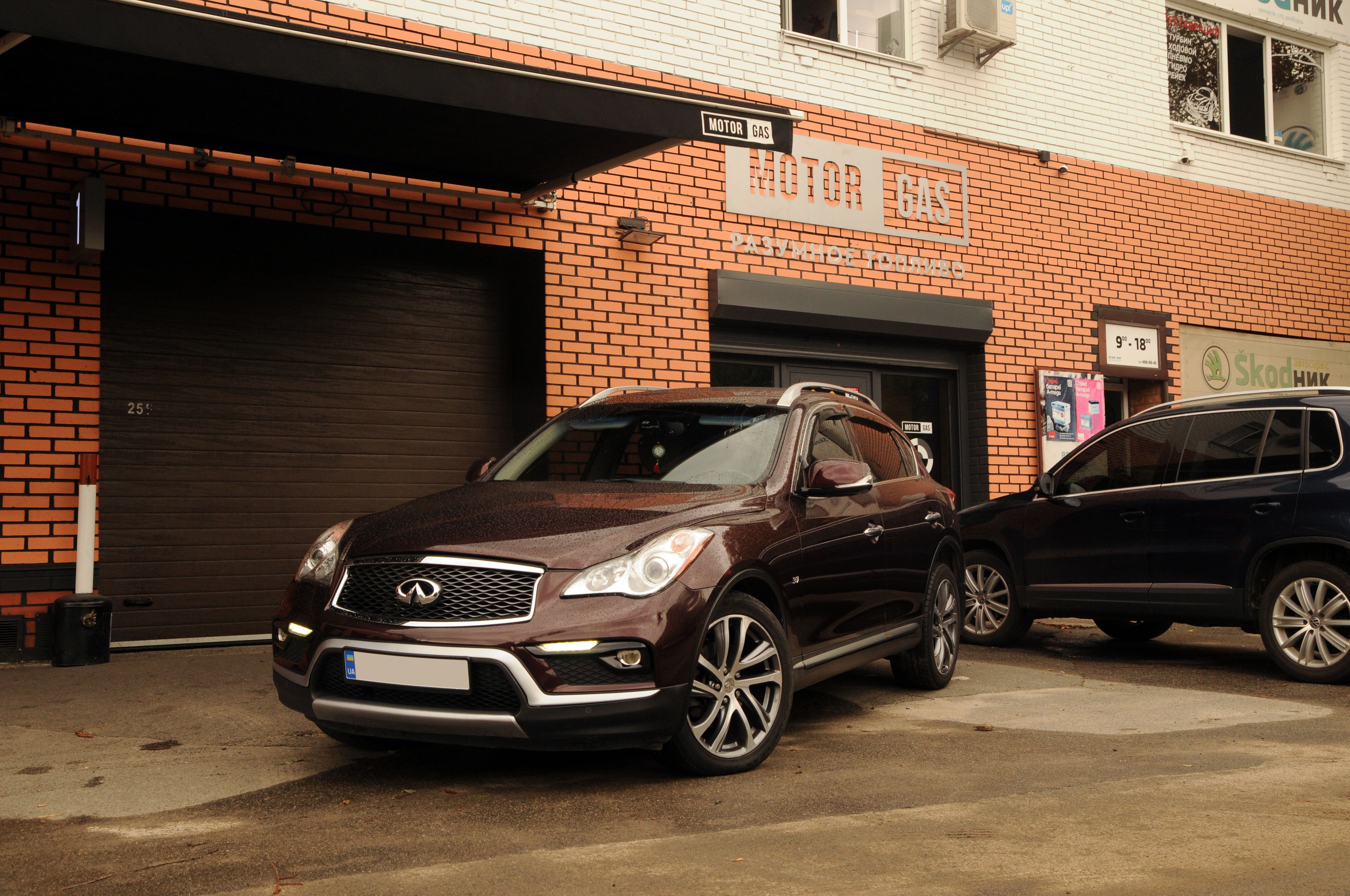 ГБО на Infiniti QX50 3.7 2015