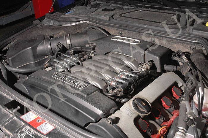 ГБО на Audi S8 
