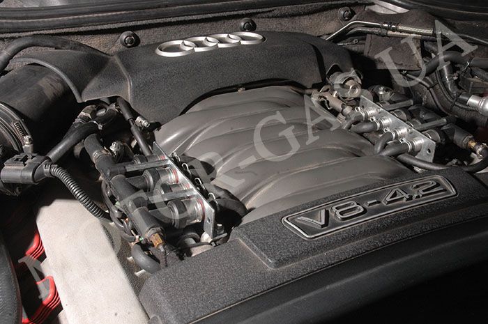 ГБО на Audi S8 