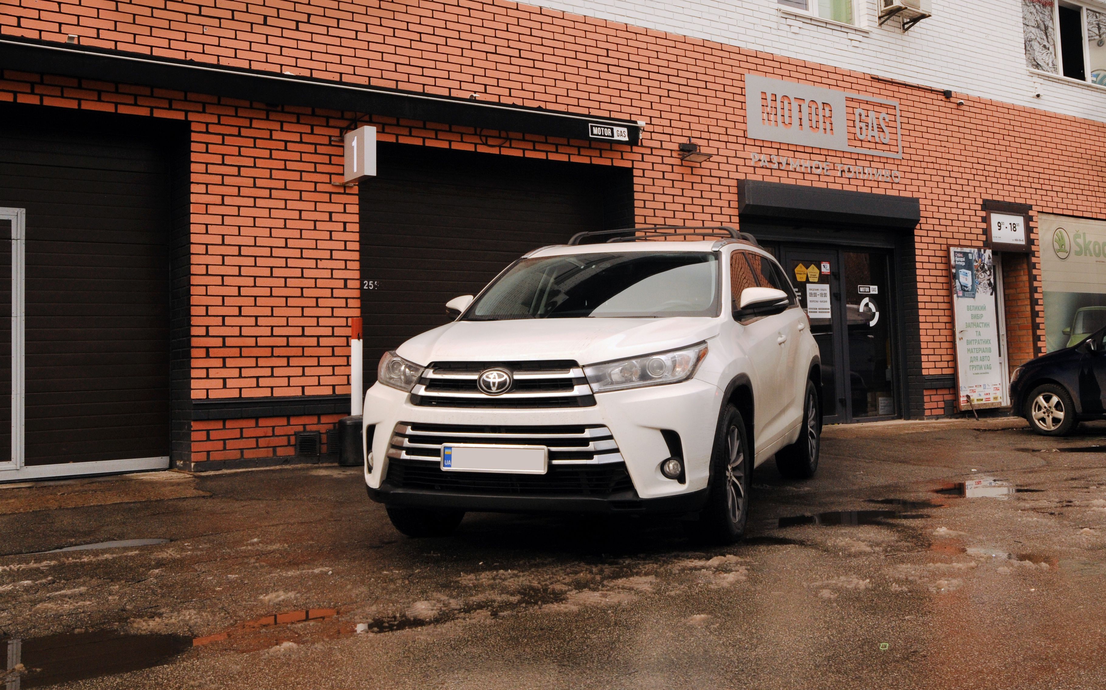 ГБО на Toyota Highlander 3.5 2017 (2GR-FKS)