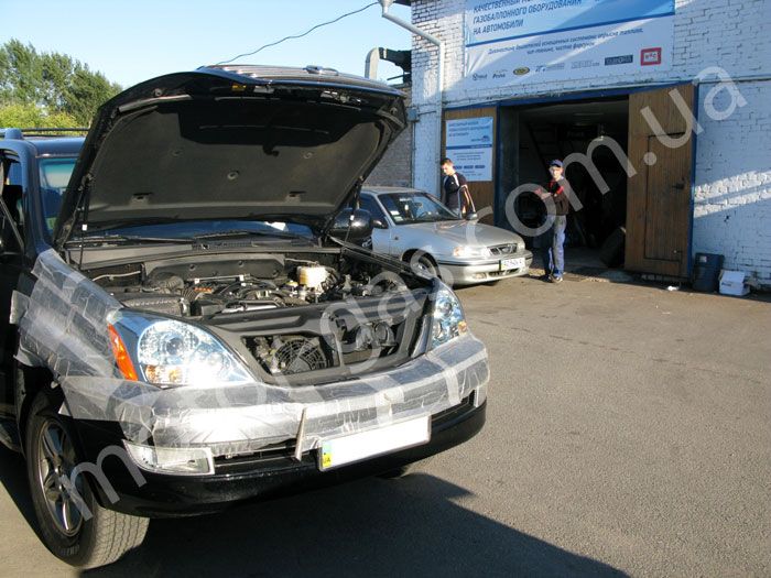 ГБО на Lexus GX 470 (Vialle)