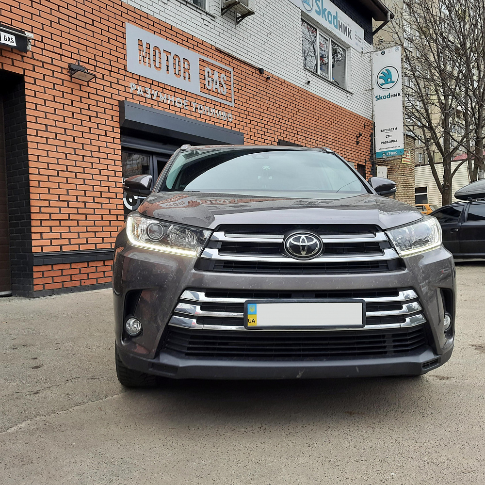 ГБО на Toyota Highlander 3.5 2017