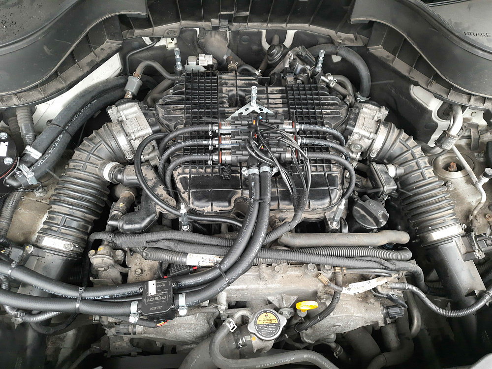 ГБО на Infiniti QX70 3.7 2013