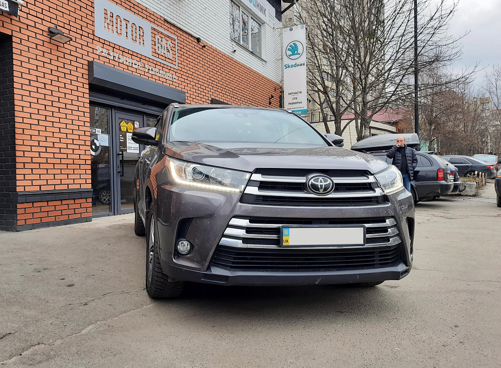 ГБО на Toyota Highlander 3.5 2017